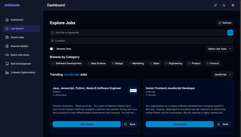 Job Genie – screenshot 2