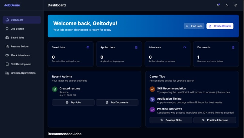 Job Genie – screenshot 1