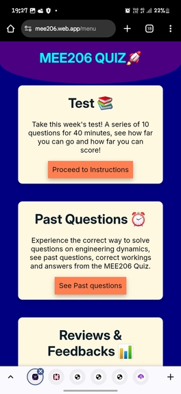 MEE206 Quiz  – screenshot 3