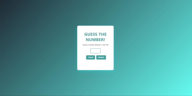 Number Guessing Game – screenshot 1
