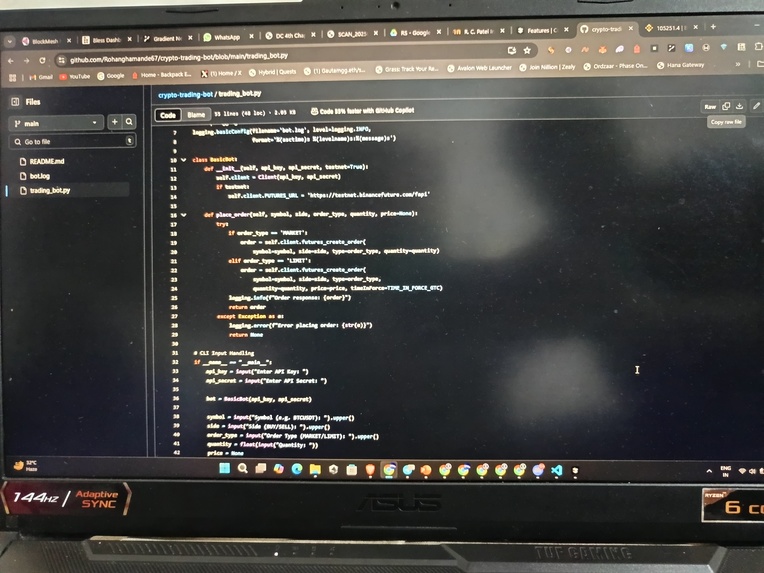 Crypto Trading Bot  – screenshot 1