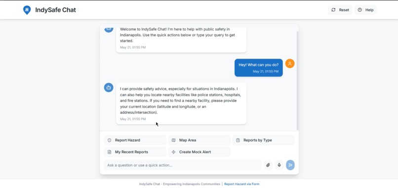 IndySafe Chat – screenshot 4