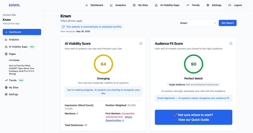 KNWN – screenshot 1