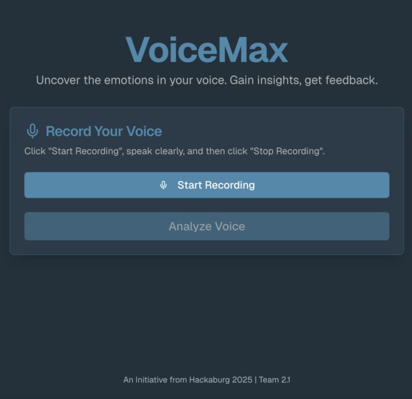 VoiceMax – screenshot 1