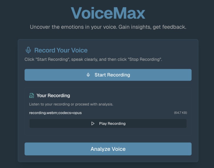 VoiceMax – screenshot 4