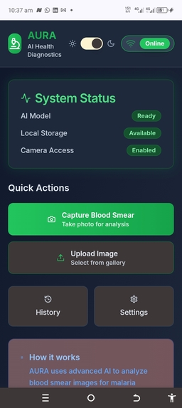 AURA: Offline AI Diagnostics for Malaria Detection – screenshot 2