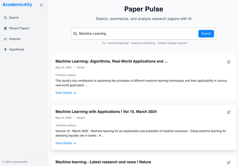 AcademicAlly – screenshot 1