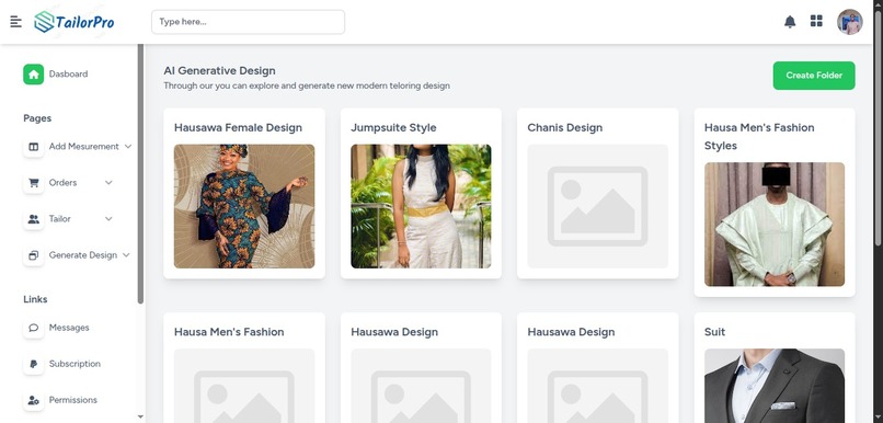 TailorPro – AI-Powered Fashion Measurement Tool – screenshot 3
