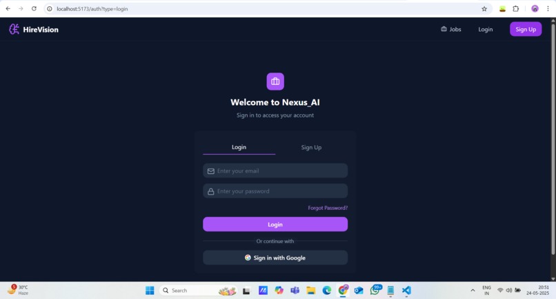 HireVision – screenshot 2