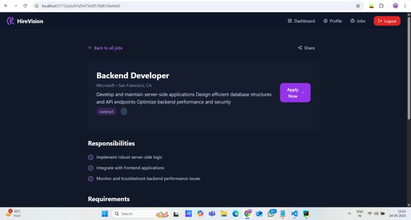 HireVision – screenshot 4