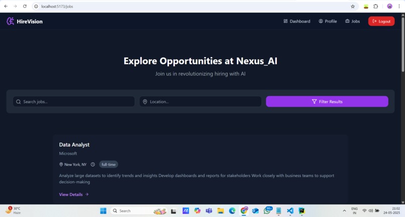 HireVision – screenshot 5