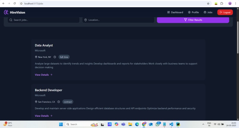 HireVision – screenshot 6
