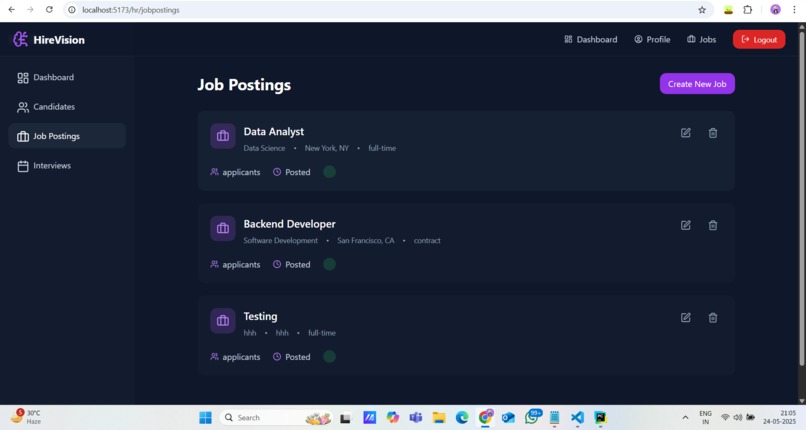 HireVision – screenshot 9