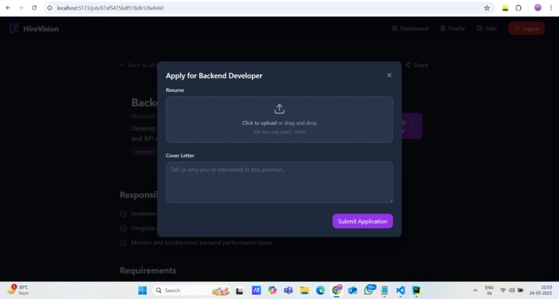 HireVision – screenshot 10