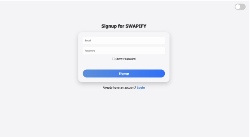 SWAPIFY – screenshot 2