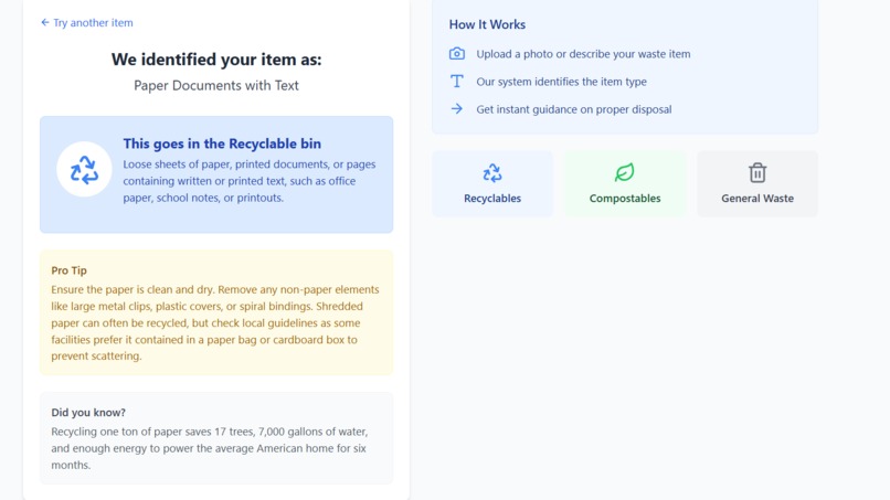 Smart Waste Sorter – screenshot 4