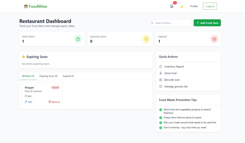 SmartCity FoodExpiry AI – screenshot 14