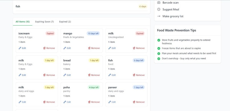 SmartCity FoodExpiry AI – screenshot 8