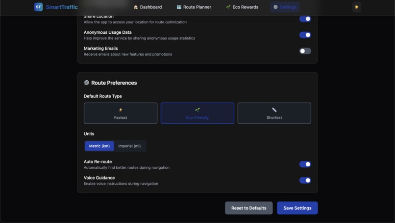 Smart Traffic - AI-Powered Urban Mobility Platform – screenshot 11