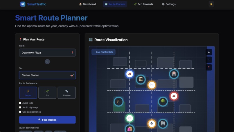 Smart Traffic - AI-Powered Urban Mobility Platform – screenshot 4