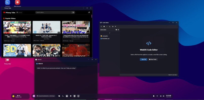 webOS – screenshot 1