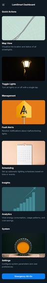  LumiSmart: Intelligent Streetlight Controller – screenshot 1