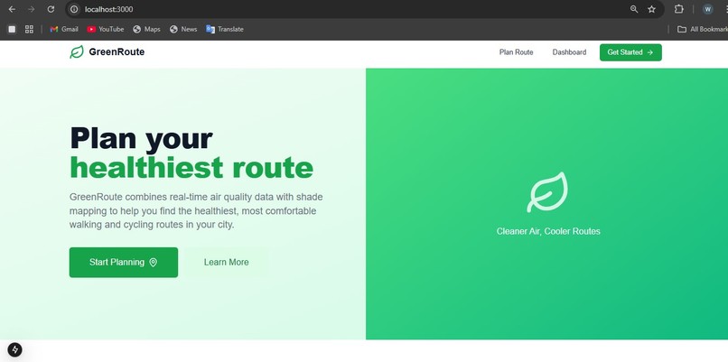 GreenRoute – screenshot 2