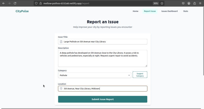 CityPulse – screenshot 2