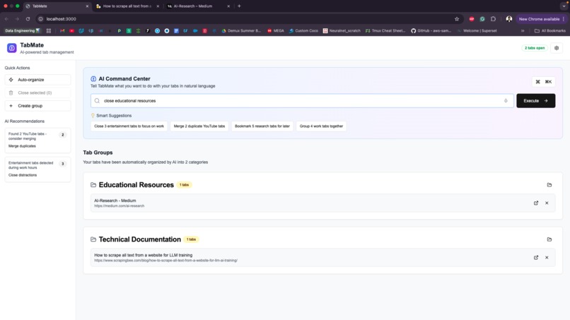 TabMate – screenshot 2