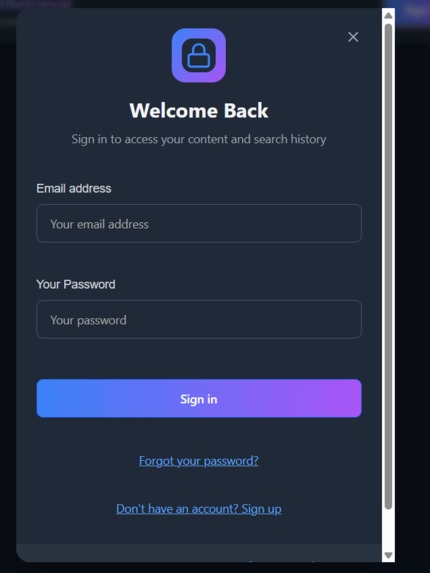Context Retrieval System – screenshot 2