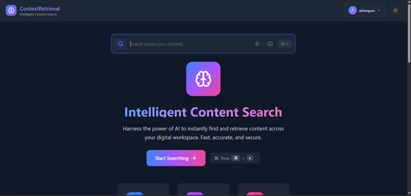 Context Retrieval System – screenshot 3