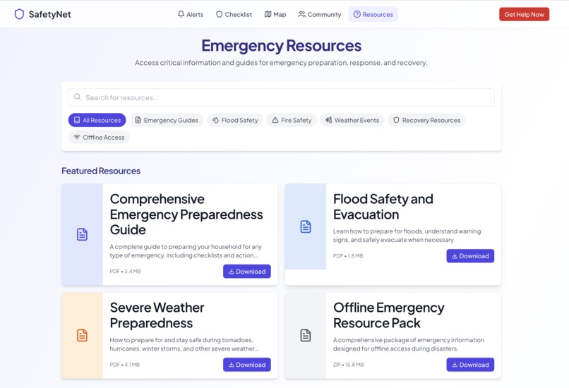 SafetyNet - Tech That Protects – screenshot 3