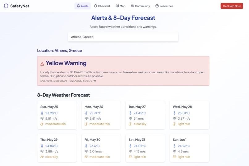 SafetyNet - Tech That Protects – screenshot 1
