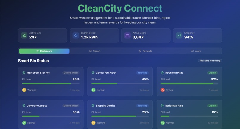 CleanCity Connect – screenshot 2