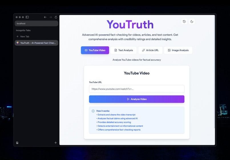 YouTruth – screenshot 1