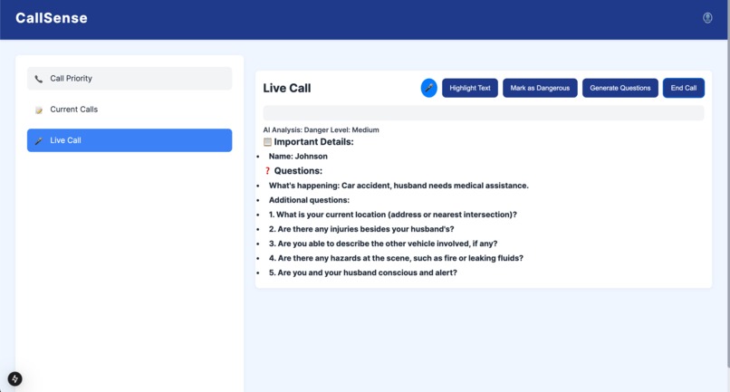 CallSense – screenshot 1