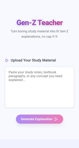 Genz-teacher – screenshot 1