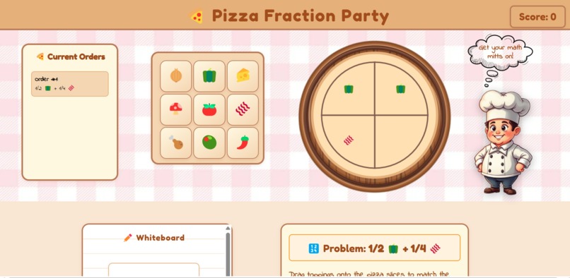 Pizza Fraction Party – screenshot 4