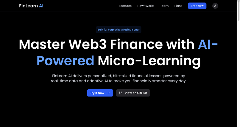 FinLearn – screenshot 1
