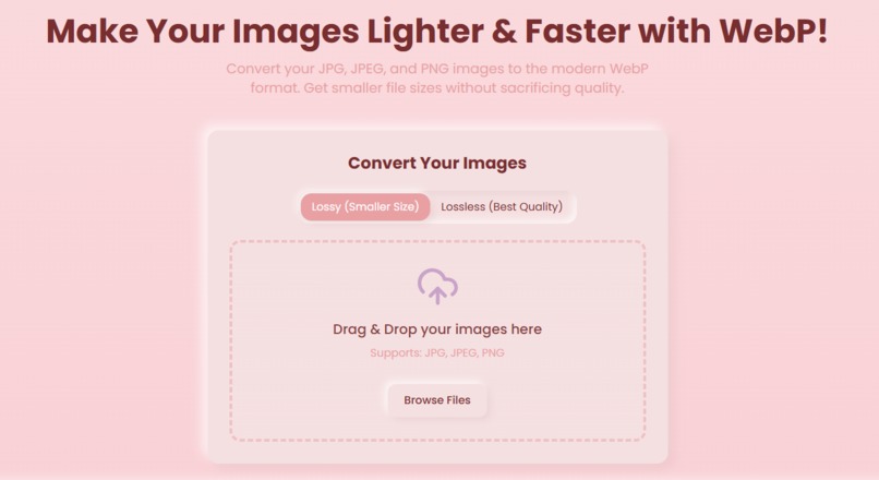 WebPify – screenshot 1