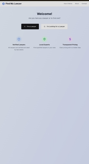 Find my Lawyer  – screenshot 1