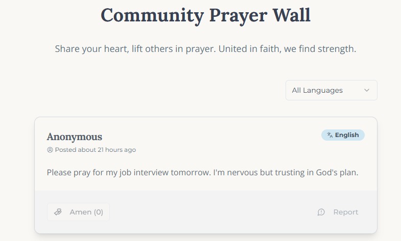 Prayer Board – screenshot 1