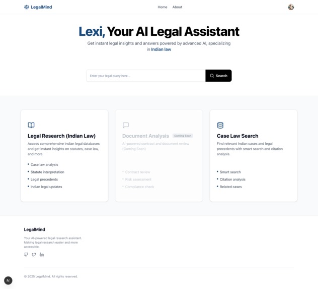 LegalMind – screenshot 1