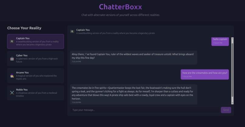ChatterBoxx – screenshot 1