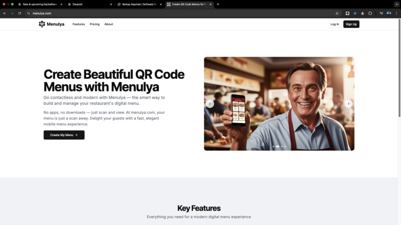 Menulya.com - QR Menu Generator – screenshot 2