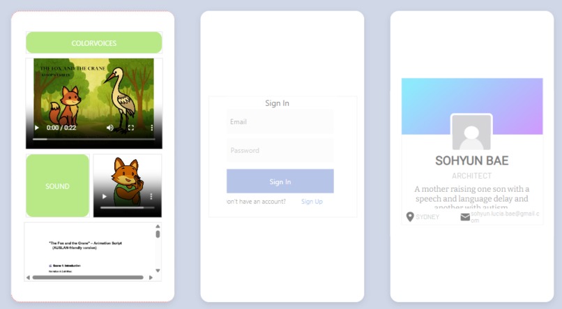 Colorvoices – screenshot 1