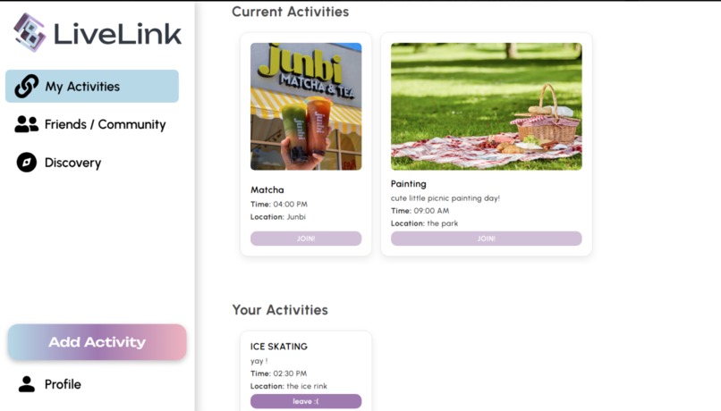 LiveLink – screenshot 5