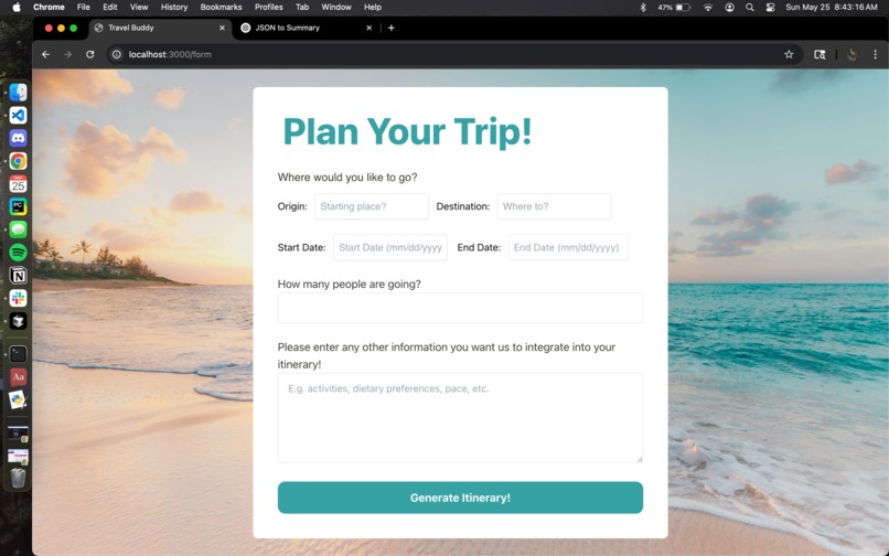 TravelBuddy – screenshot 2
