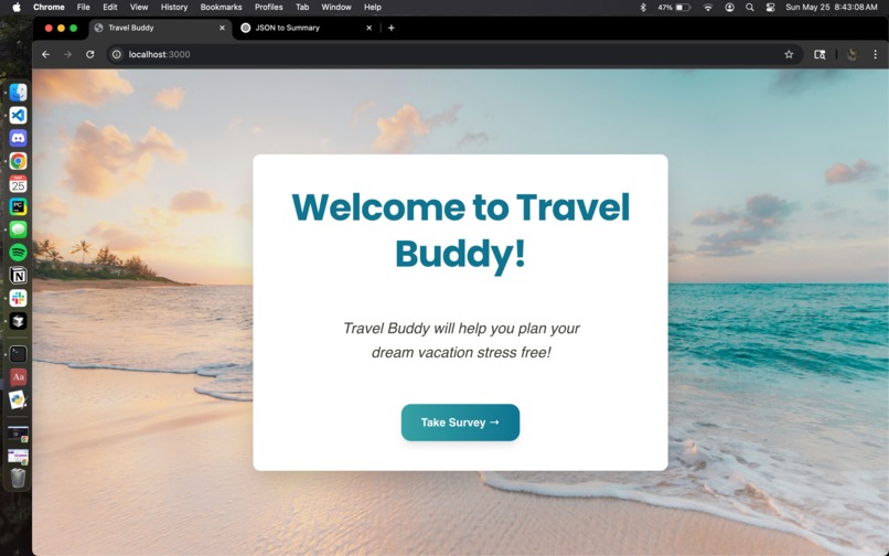 TravelBuddy – screenshot 1