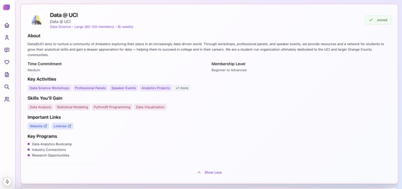 ClubPal – screenshot 5
